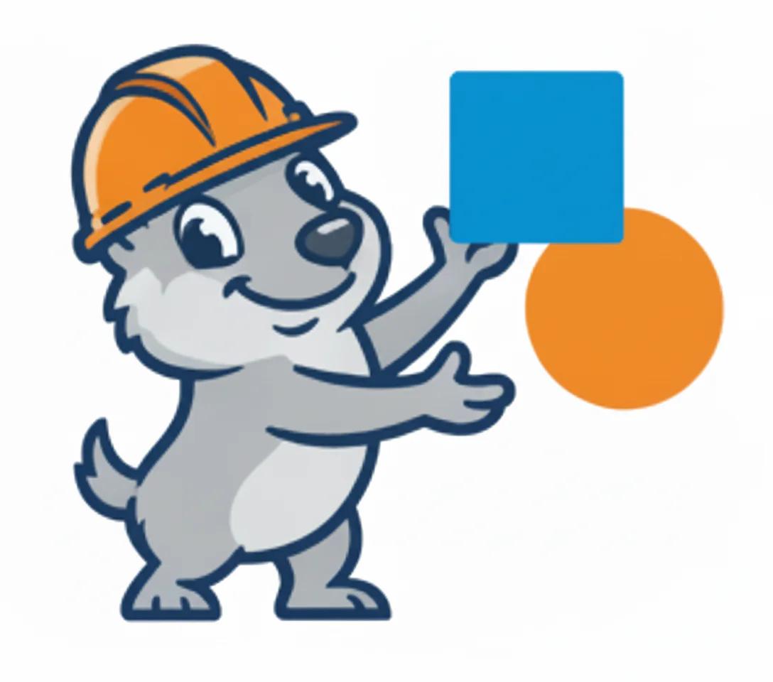 KitCla Mascot - Friendly construction otter